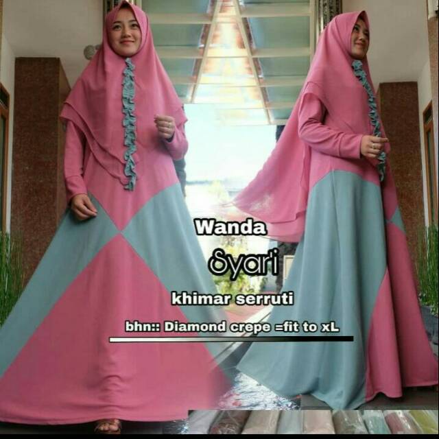 Set gamis Syar'i wanda