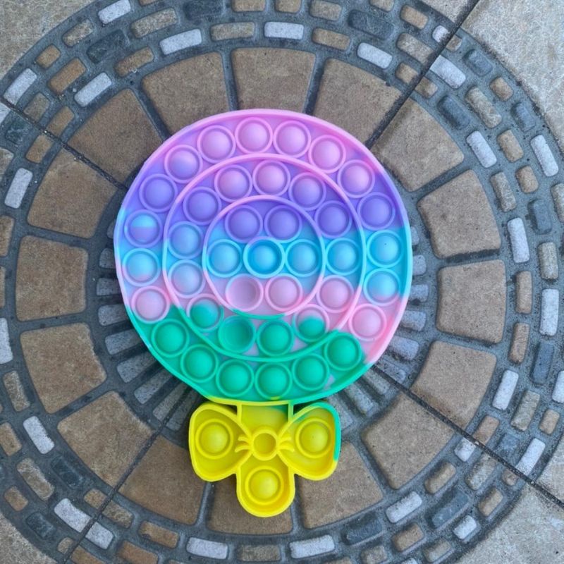 (TERBARU) POP IT SERI PASTEL KARAKTER POP IT RAINBOW PASTEL MURAH KARAKTER-8