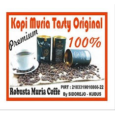 

Kopi coffee robusta asli khas gunung muria kudus