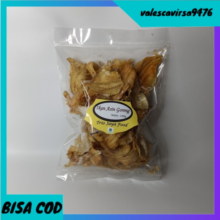 

⭐BISA COD⭐ Ikan Asin Goreng Gurih Renyah HOME MADE 100g