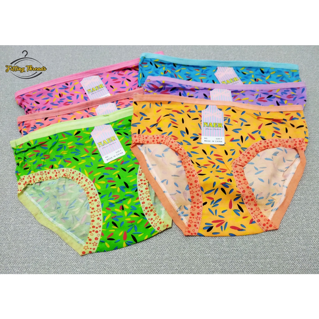 3 Pcs Daleman Celana Dalam Remaja Wanita NAER / CD Sempak Cewek Motif Bunga