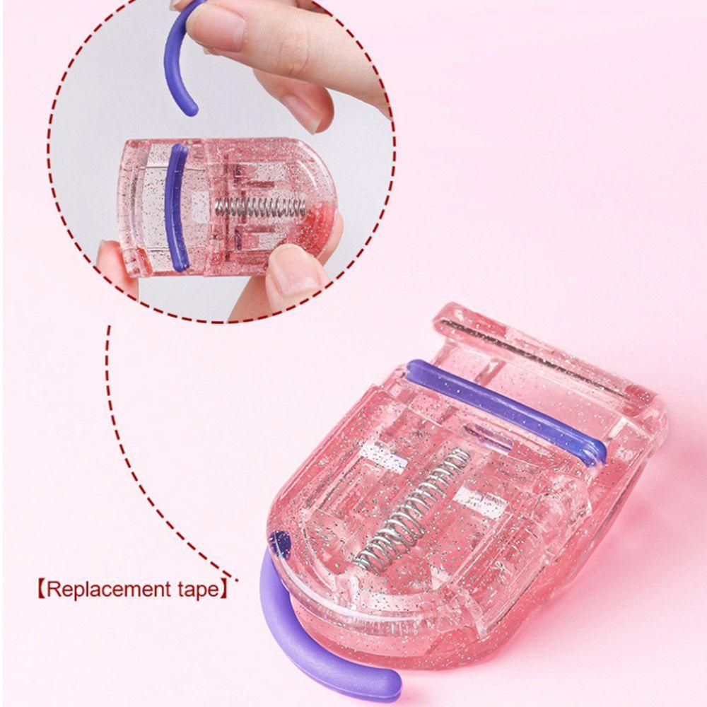 Penjepit Bulu Mata Glitter Agustina Profesional Alami Aksesoris Kosmetik Alat Makeup Halus Flash Wide-angle Mini Eyelash Clip