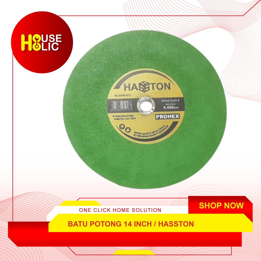 Batu Potong 14&quot; Cutting Wheel Batu 14 Inch Hasston Prohex 0590-015