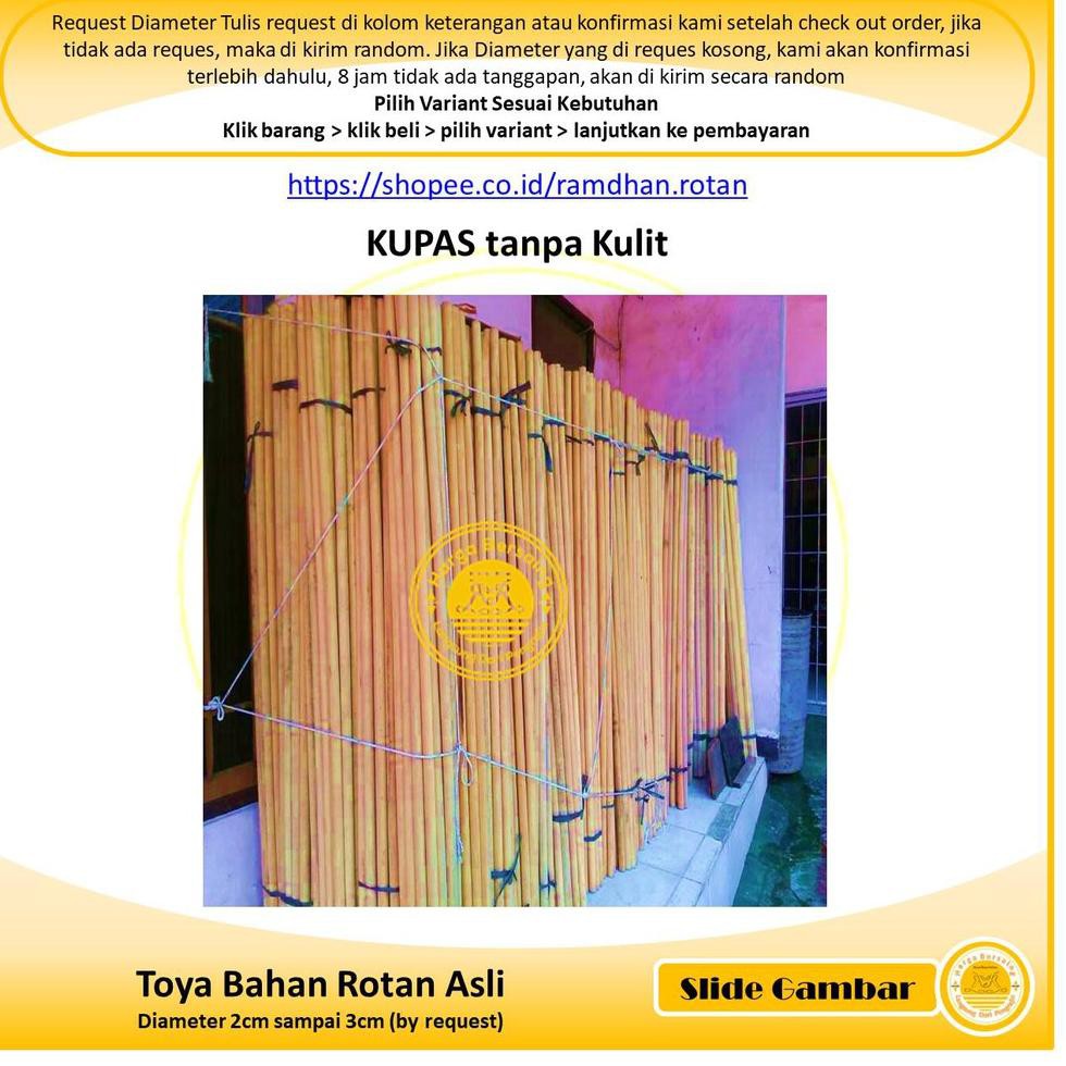 Yc2> Toya Rotan Dewasa - Toya Silat IPSI - Toya Bela Diri PSHT - Toya Wushu - Toya Kungfu - Toya Kim