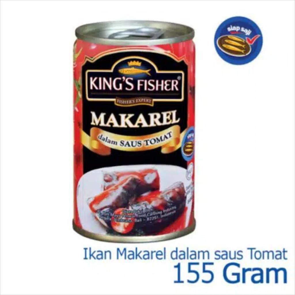 

King Fisher Mackarel Saus Tomat 155 Gram