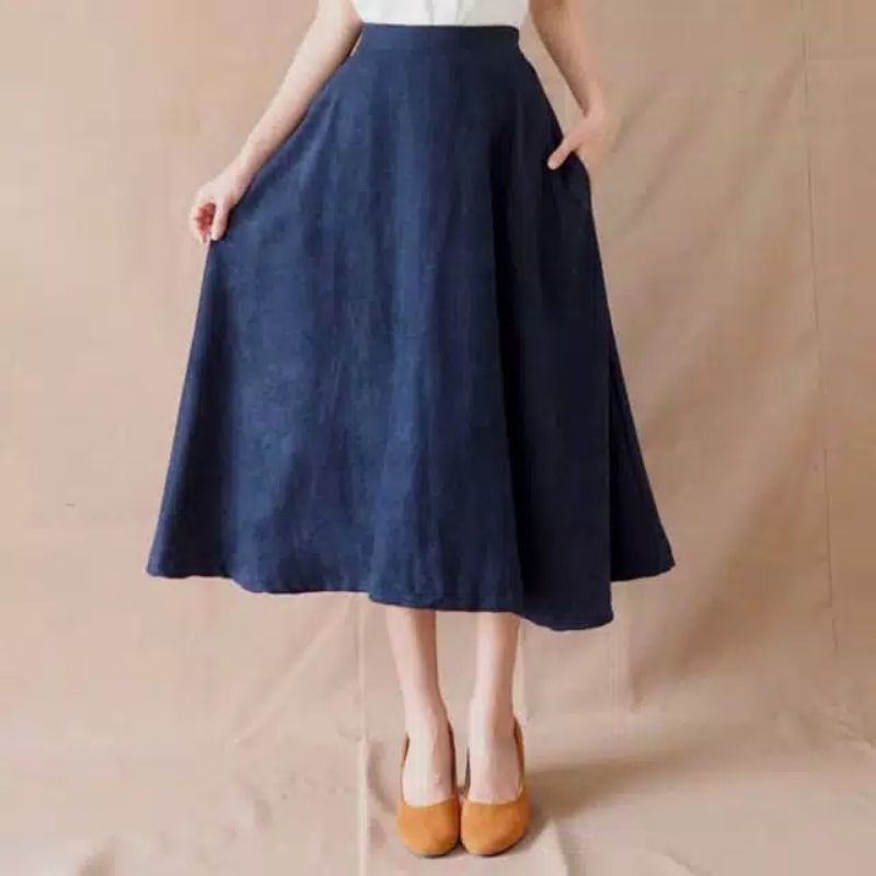 ALEEYA Rok Suede 7/8 / Liana Midi Skirt Suede (2513)