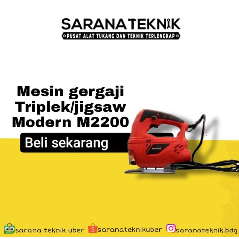 Mesin Gergaji Jigsaw Modern M2200/ mesin gergaji triplek / Mesin jigsaw M2200