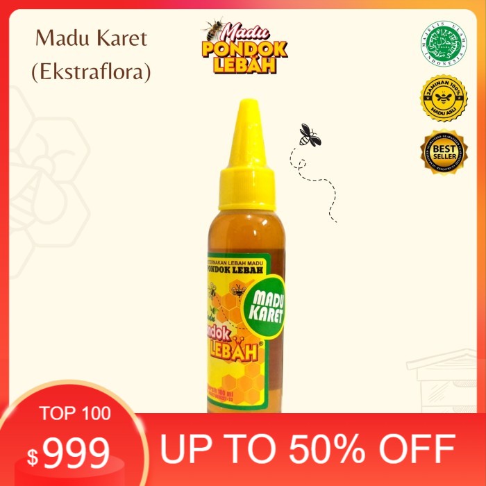 

Madu Pondok Lebah - Madu Bunga Karet 100 ml