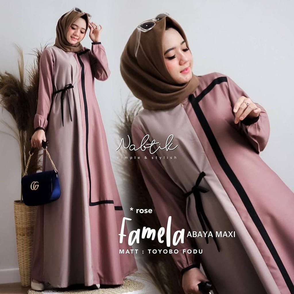 Gamis Terbaru Lebaran Model Baju Gamis Lebaran 2020 Gamis Remaja Modern Model Terbaru 2020 Shopee Indonesia