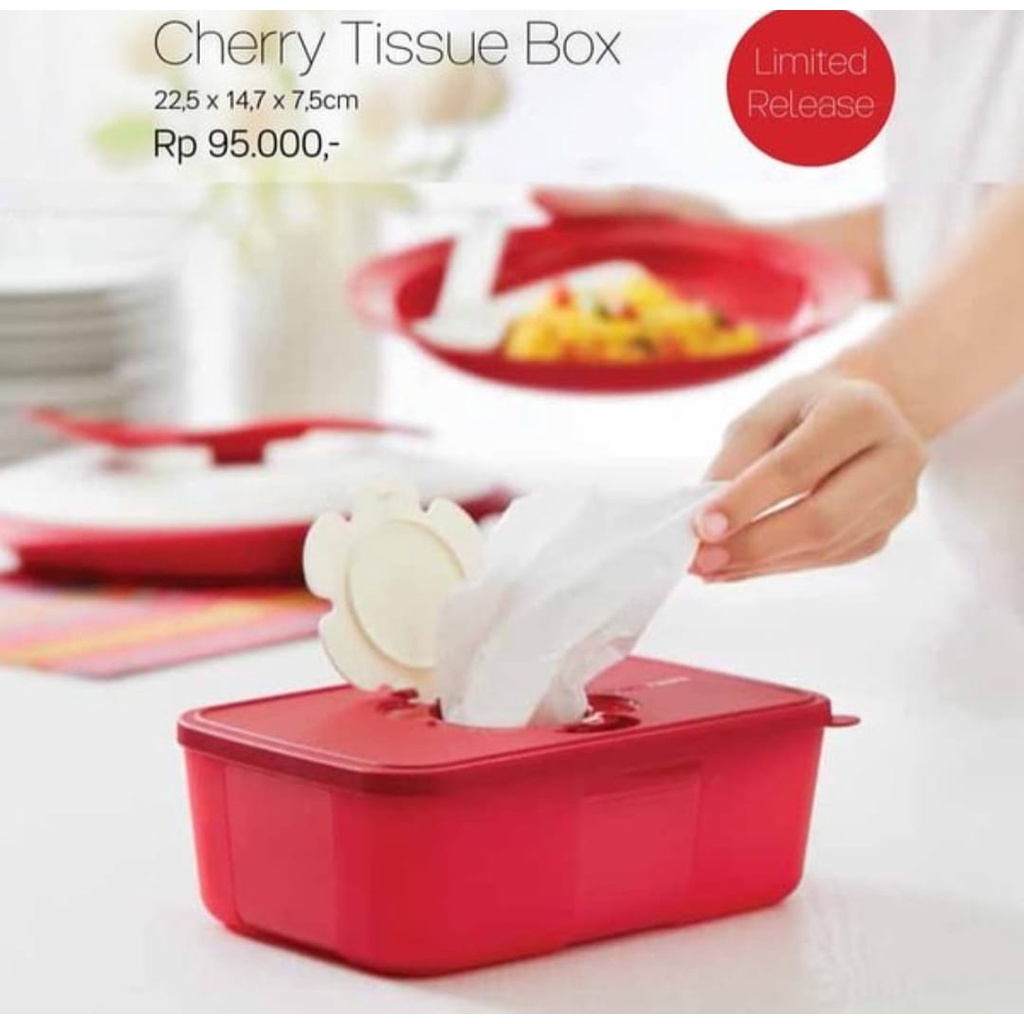 Tupperware Tempat Tisu (Cheery Tissue Box)