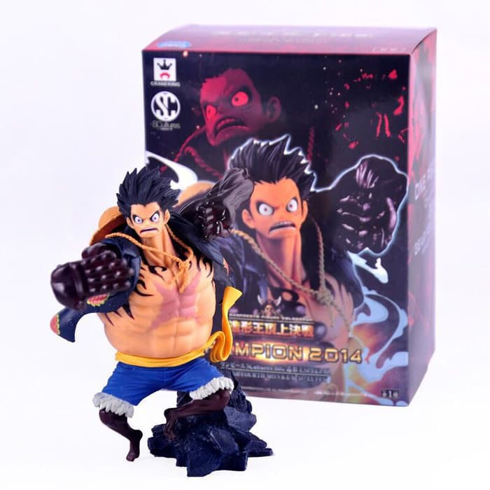 PROMO TERBARU action figure onepiece POP Zero DXF Luffy Fourth gear PVC 16cm naruto MURAH MERIAH