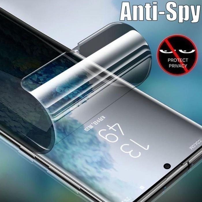 OPPO A77S A17 A17K A57 4G A55 A96 A76 A16K A16E ANTI GORES HYDROGEL SPY PRIVACY HITAM GELAP SCREEN GUARD PELINDUNG LAYAR JELL FULL SCREEN COVER