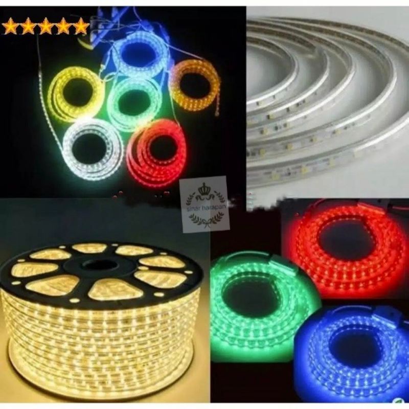 Meteran lampu led strip selang 5050 SMD per meter led strip 5050 SMD