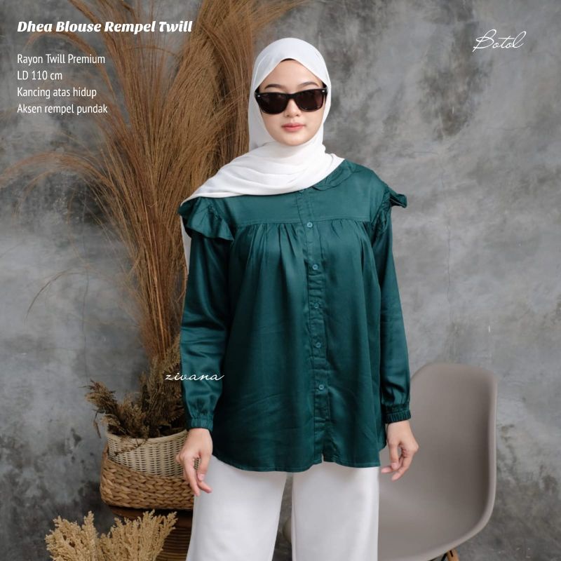 Blouse RAYON TWILL LD ±110 - DHEA BLOUSE //JF535