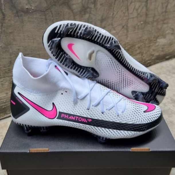 Sepatu Bola Phantom GT Elite White Pink Blast Fg-sepatu bola nike-sepatu bola-soccer