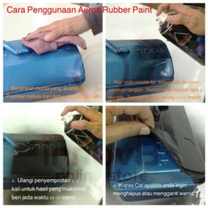 Aeros cat semprot spray rubber coating rubbercoating rubber paint