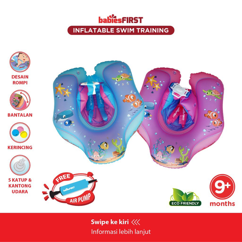 babiesFIRST inflatable swim training/pelampung