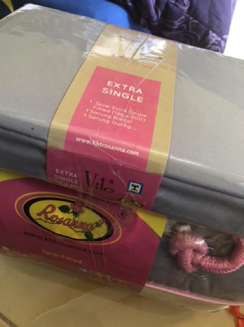 Ww Bed Cover Vito Signature - Polos - Pilihan Warna - Flat - 120x200 (single)