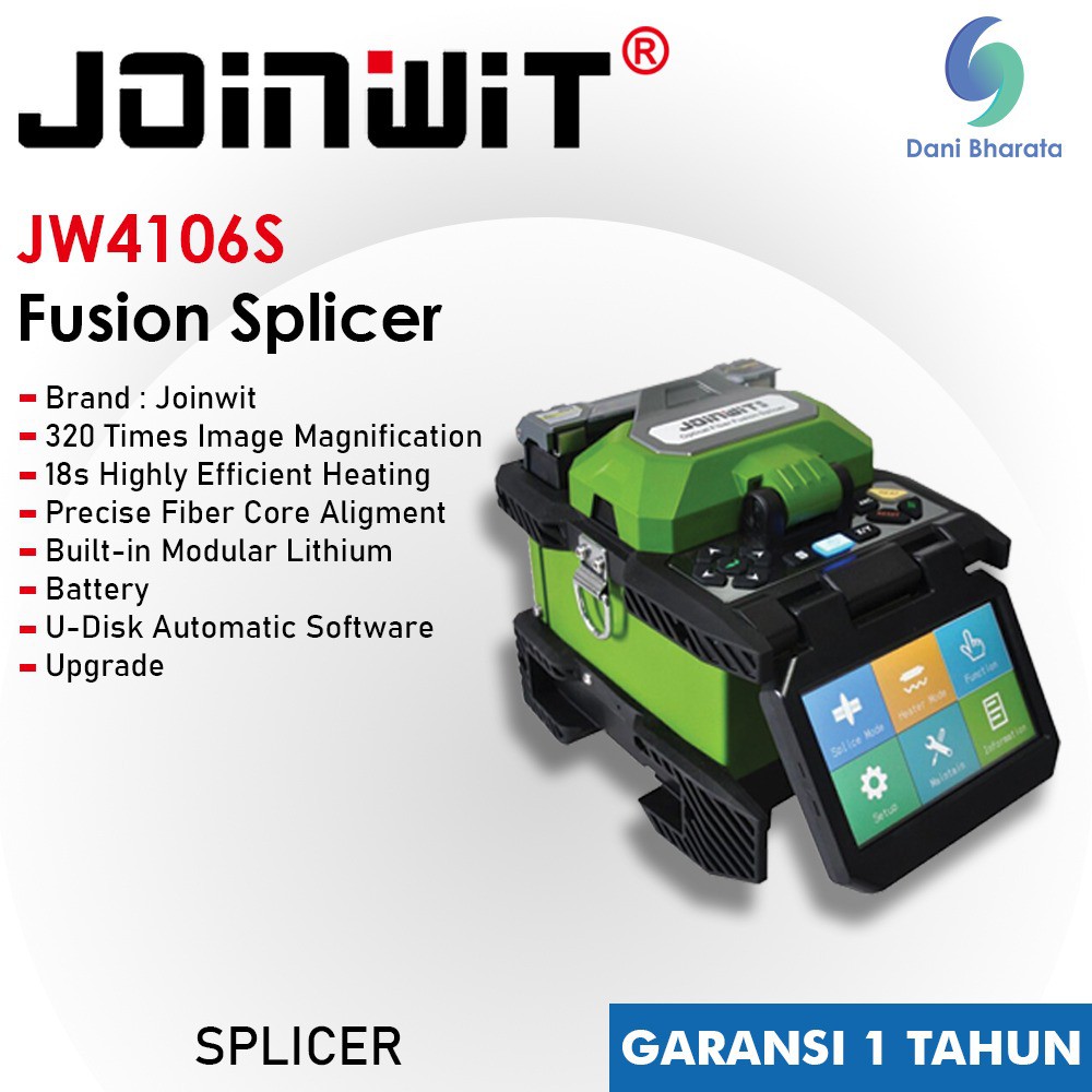 Splicer Joinwit JW4106S Alat Sambung Fiber Optik Fusion Splicer Joinwit