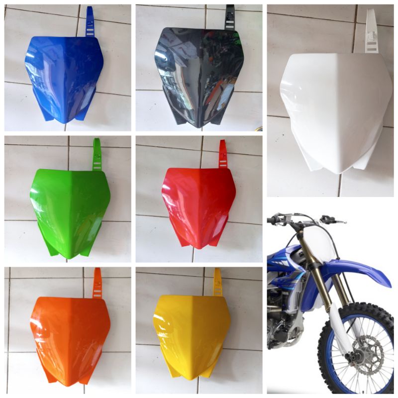 papan nomor yz450 number plat yz 450 totok pala buta model yz450 yz 250 2012-2015 trail klx crf wr y