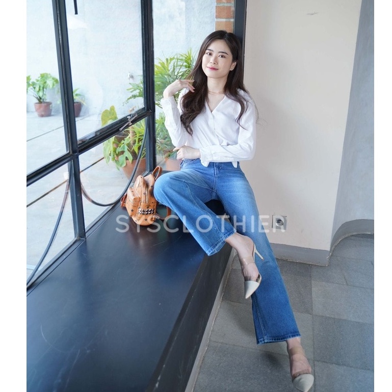 CELANA JEANS WANITA RACHEL BF KULOT PREMIUM TERSEDIA 2