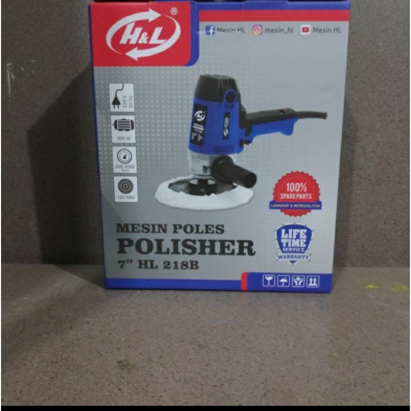 hnl mesin poles polisher HL 218B