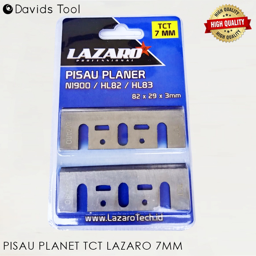 Pisau Serut Kayu Pasrah Planer Tct Lazaro 7mm