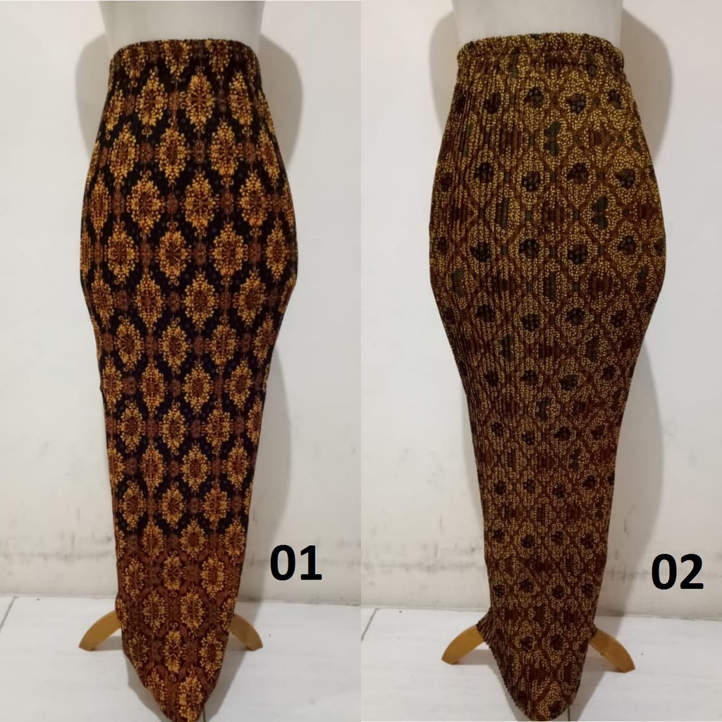 SB Collection Rok Plisket Margareta Maxi Panjang Jumbo Batik Wanita