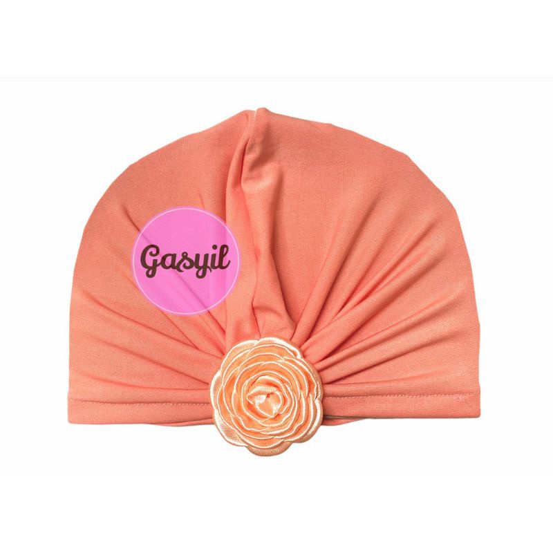 Turban Bayi Bunga Rose / ciput baby newborn