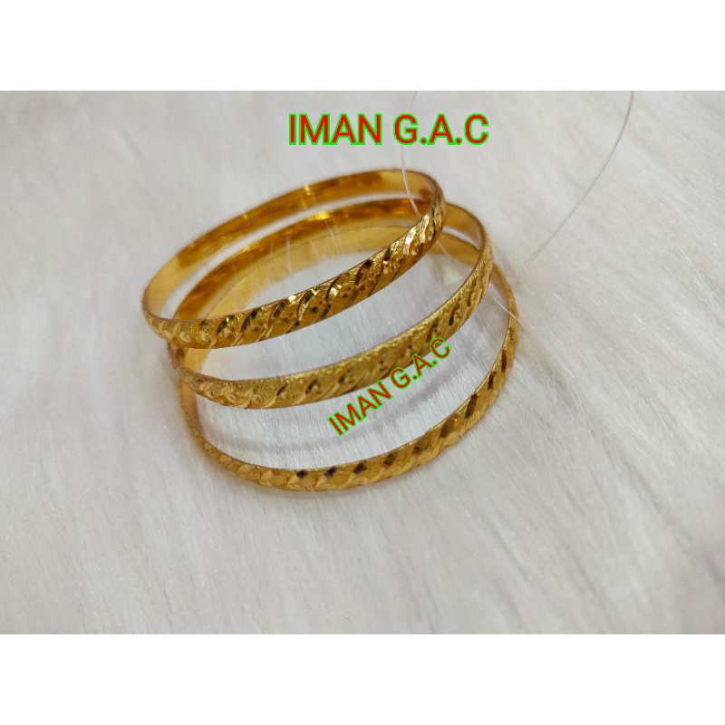 gelang keroncong anak/gelang brass india anak/aksesories gelang india anak warna emas