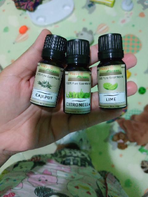 Happy Green Lime Essential Oil - Minyak Atsiri Jeruk Nipis Murni