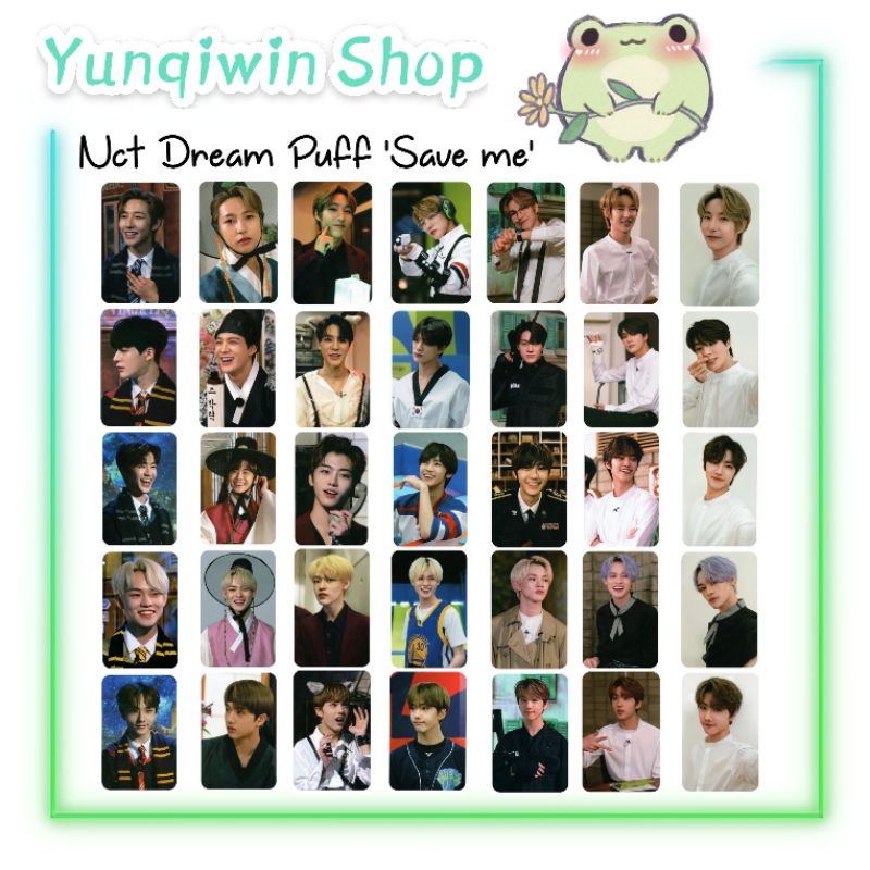 PHOTOCARD NCT DREAM PUFF SAVE ME UNOFFICIAL