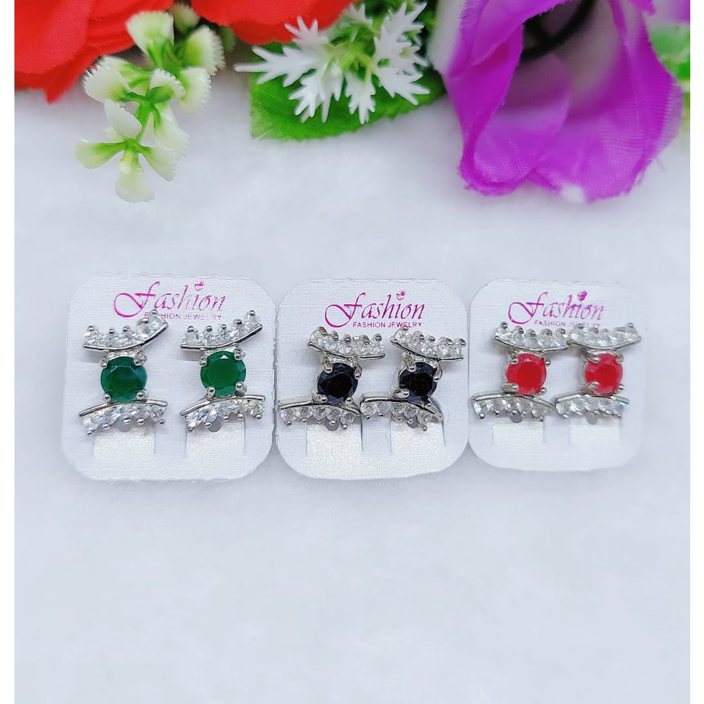 Anting xuping permata lapis emas perhiasan fashion 0451-0462