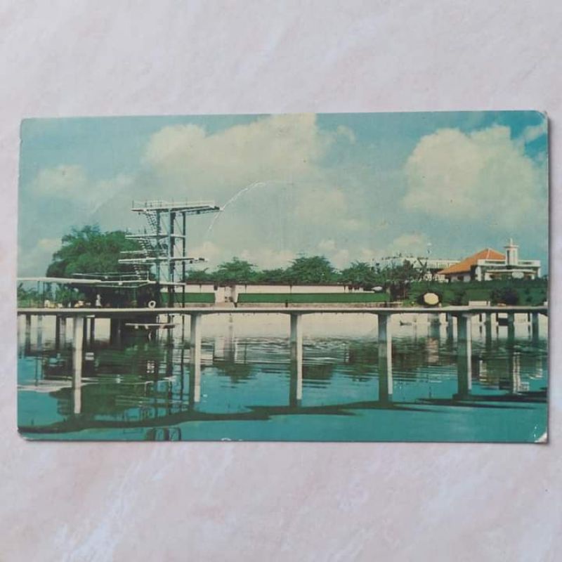 

Kartu Pos Kuno Jadul Tua Lawas Foto Karang Setra tahun 1960-an