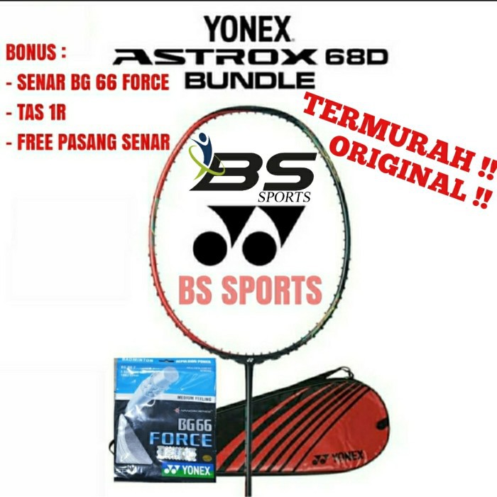 Langsung Order RAKET BADMINTON RAKET YONEX ASTROX 68D ORIGINAL Limited