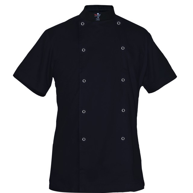 MUCHEF Baju Chef Rainbow Black