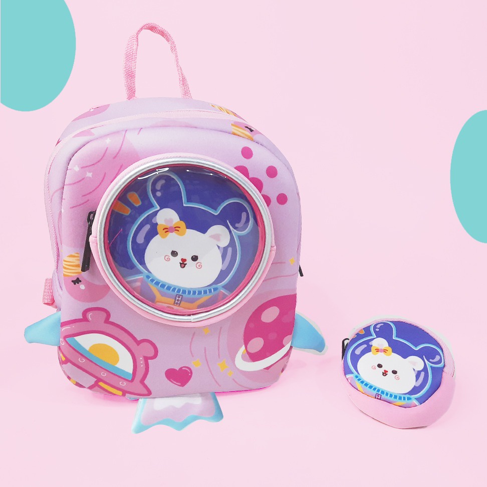 TAS RANSEL ANAK PAUD DINO/BEAR SPACE 93C03