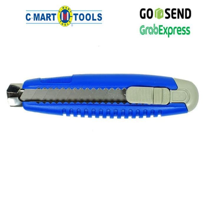 

Pisau Cutter C-Mart CA0001 Utility Cutter ABS Case dengan auto Lock