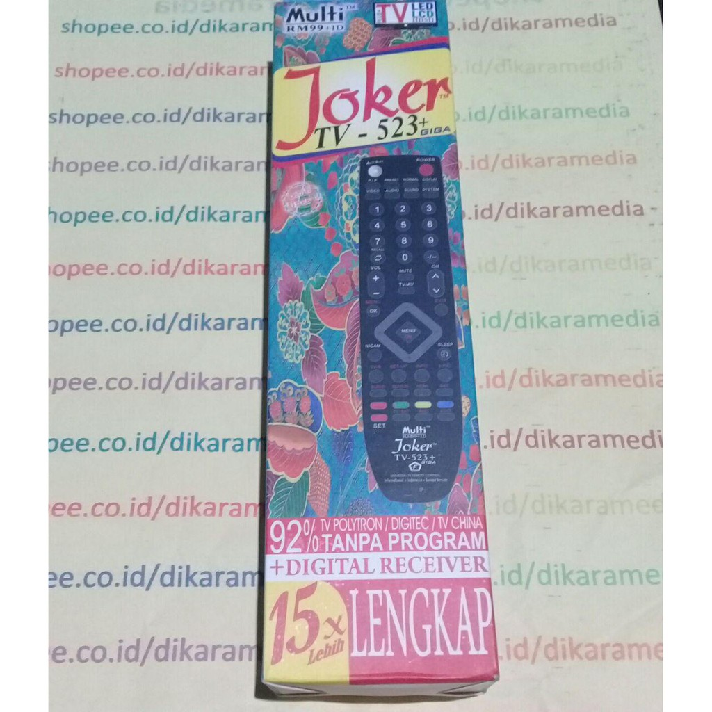 REMOTE UNIVERSAL JOKER TV-523+