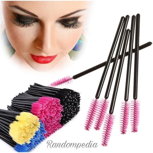 TERMURAH DI SHOPEE - Sikat Maskara / Sisir Bulu Mata Brush Kuas Eyelash Extention Bulu Mata Alis Eyebrow Make Up