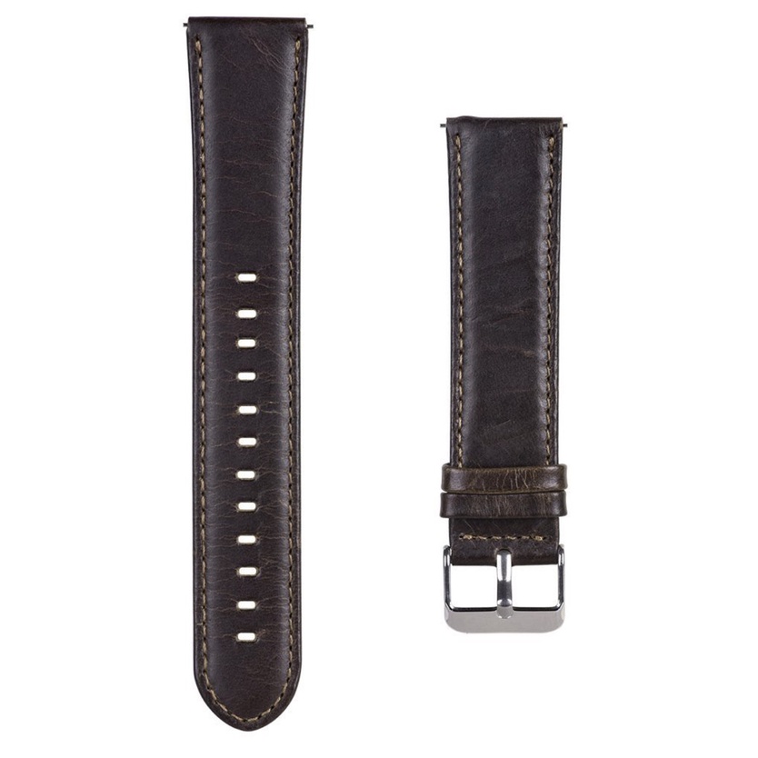 Genuine Watch Strap Eggel Tempo 3 Style (Bulat) - Tali Jam Tangan 22mm Leather Kulit