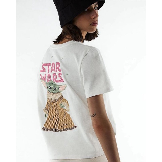 Jual Zara x Star Wars Baby Yoda Tshirt Original Shopee Indonesia