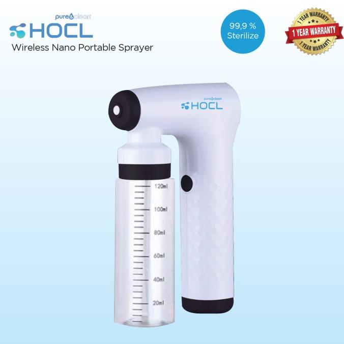 Wireless Nano Portable Spray Gun Bottle - Pure & Clean HOCL ---Ready---