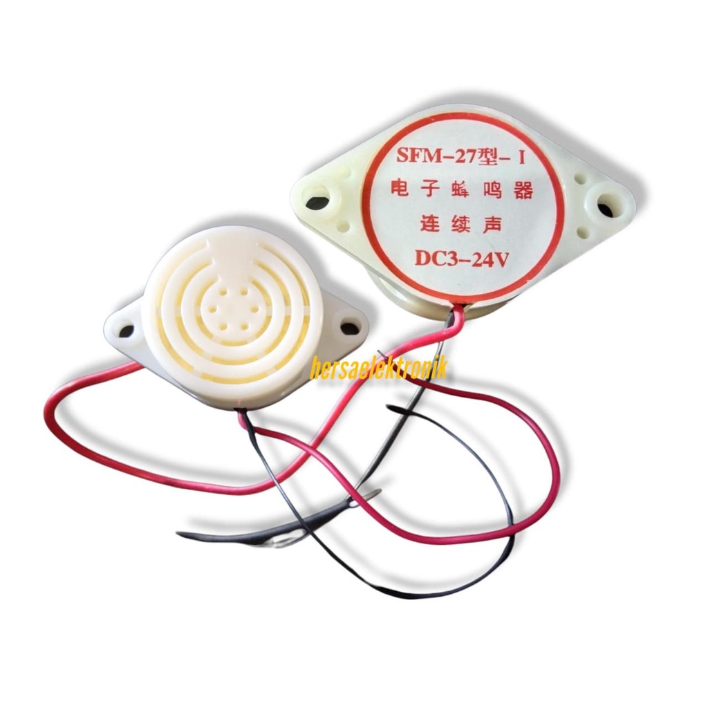 buzzer speaker aktif intermittent putus-putus/continue 3v-24v