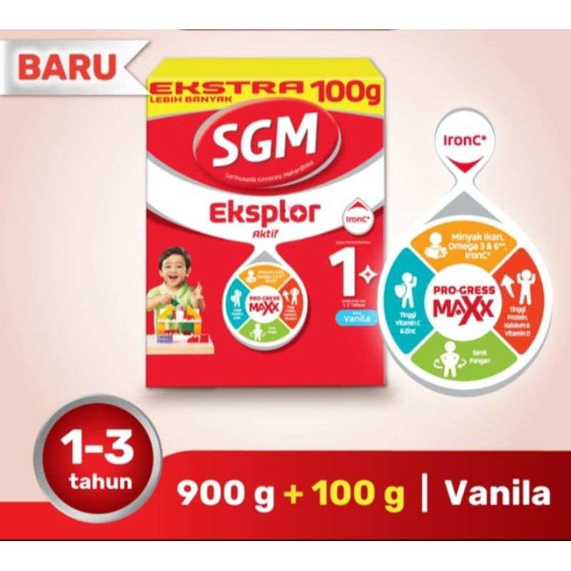 

Sgm 1+/3+ vanila/madu 900/1000gr