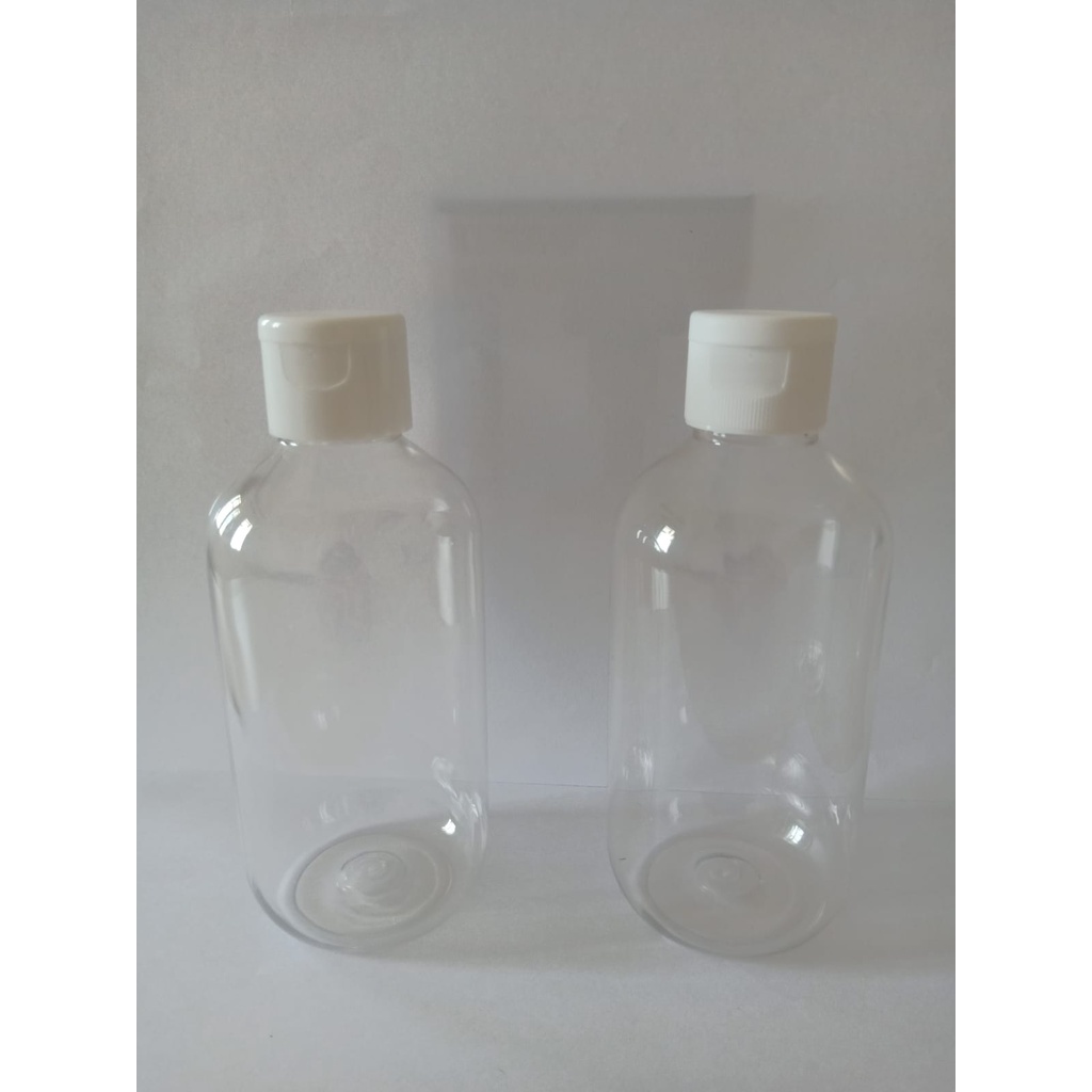 { paket isi 10pcs } BOTOL SBR 200ML FLIPTOP PUTIH BODY NATURAL