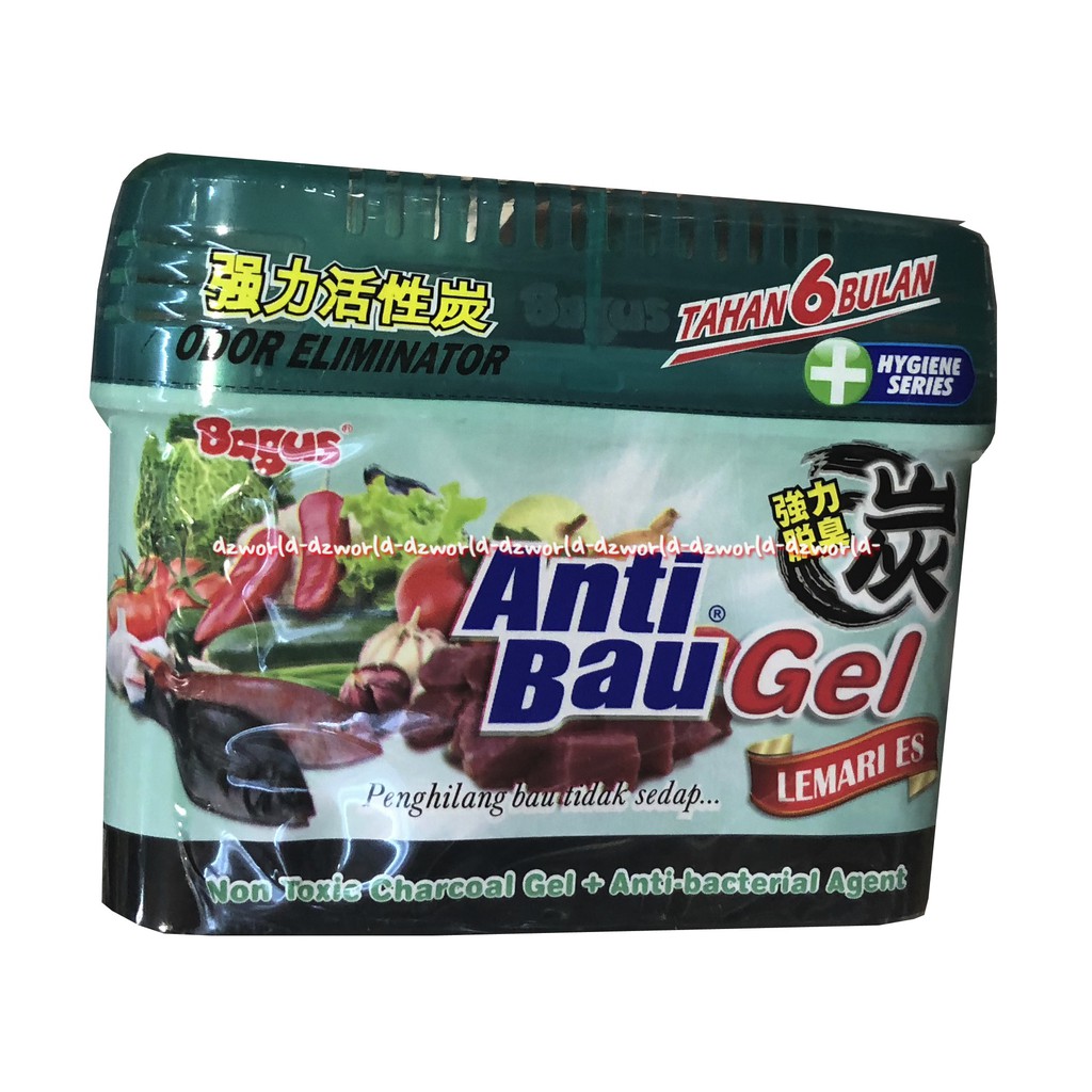 Anti Bau Gel Charcoal Odor Eliminator Penghilang Bau Lemari 180gr