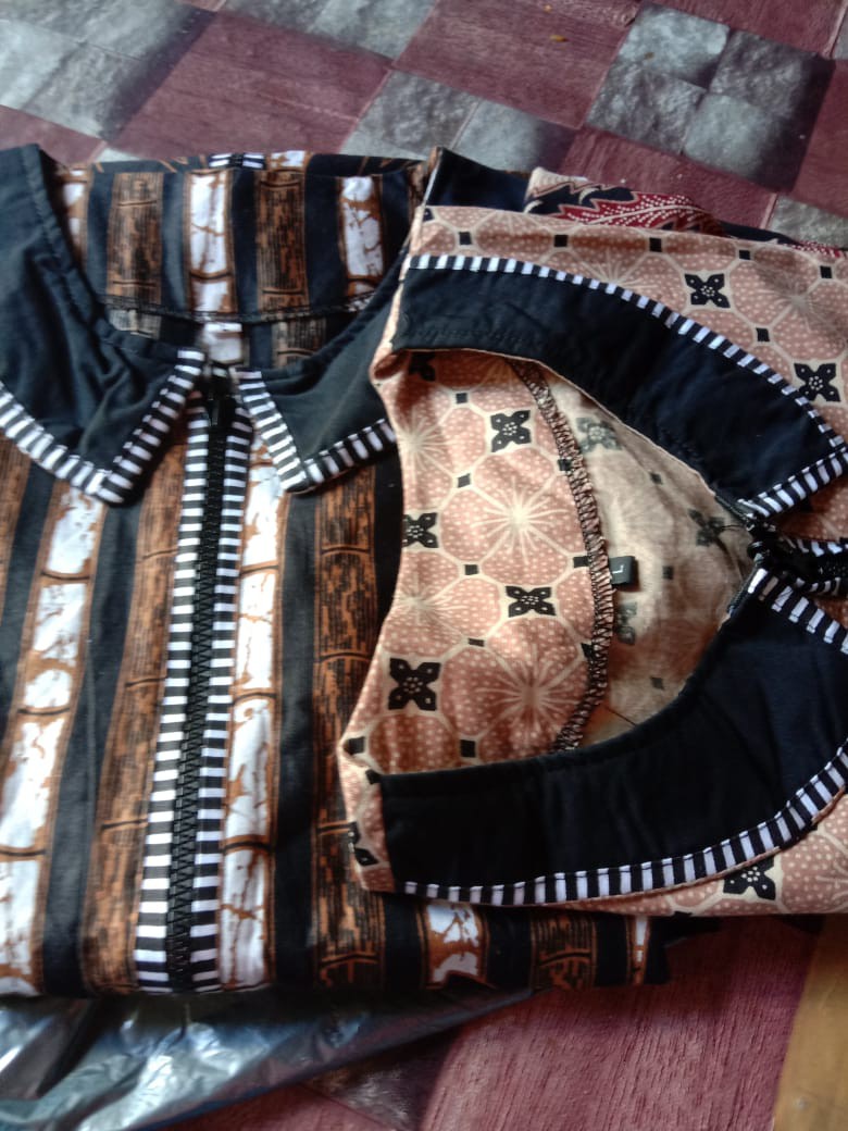 Batik Tunik Tradisional Butik Ori Motif Bambu