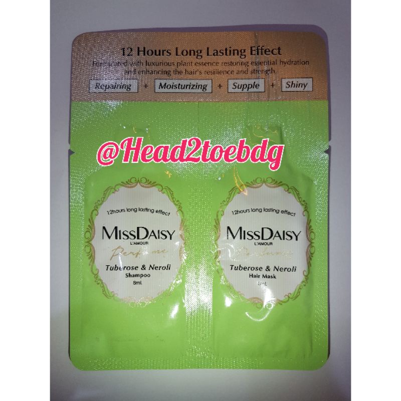 Miss daisy Shampo Sachet 8ml / travel size