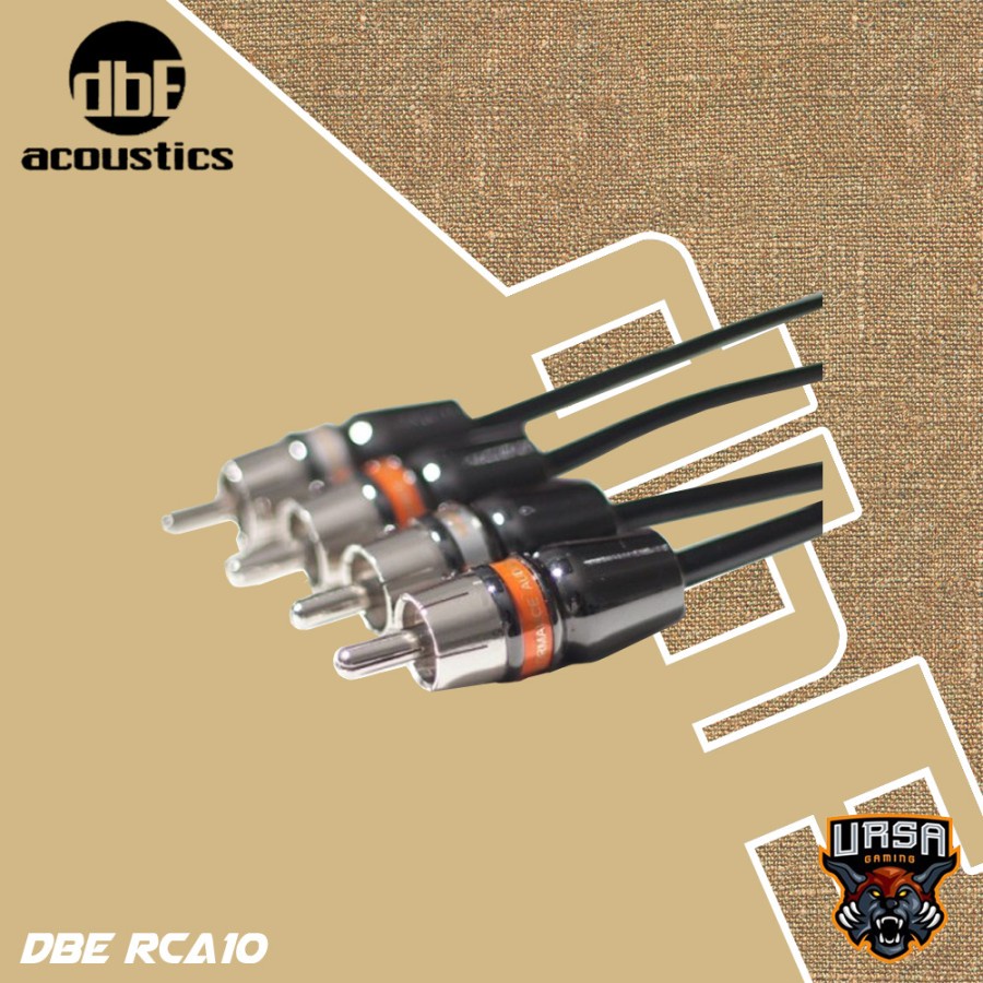 Kabel Audio dbE Acoustics RCA10 - Kabel RCA to RCA Cable - Original